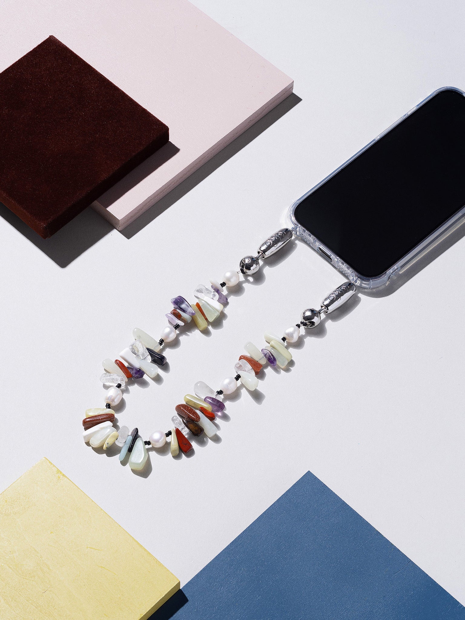 Stone & Pearl Wristlet in Prisma by Ossa